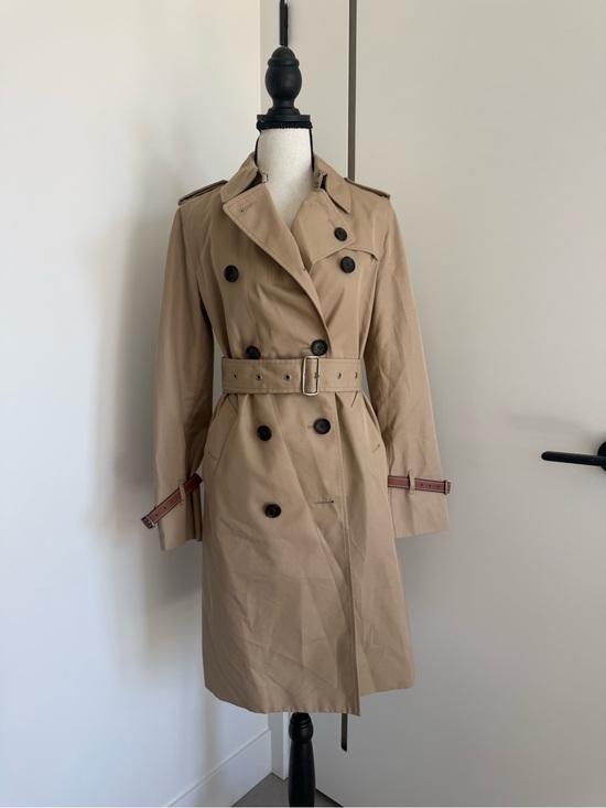 Coach Jackets & Blazers - Coach Khaki Tan Double-Breasted Trench Coat